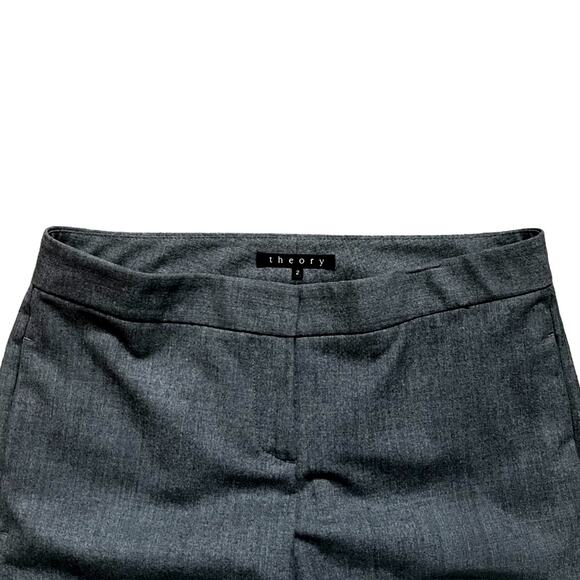 Theory Wool Pants in Gray | Size 2 - Picture 2 of 5